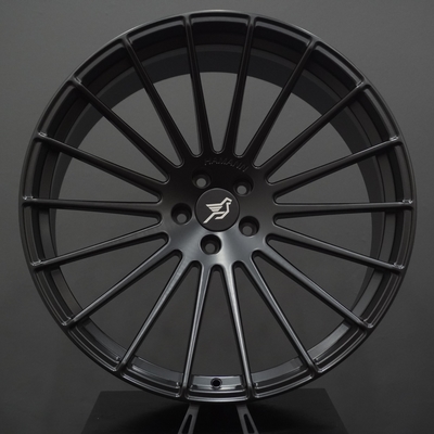 Hamann Verjaardag Diepconcave Gesmeed Wielen Satin Zwart