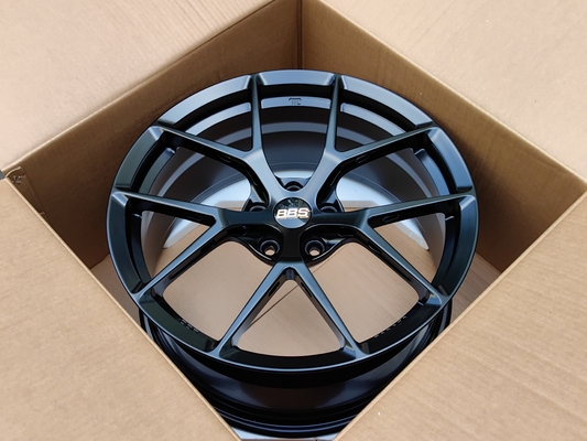 BBS Fi-R Satin Zwarte Wielen 6061-T6 Aluminium Legering Gesmeed Wielen