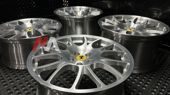 Ferrari F430 Gesmede Velgen Geborstelde Transparante Afwerking Maining Gesmeed RE-01