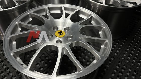 Ferrari F430 Gesmede Velgen Geborstelde Transparante Afwerking Maining Gesmeed RE-01