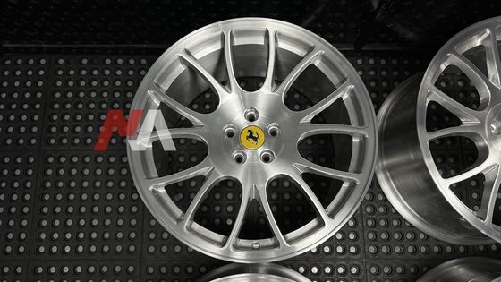 Ferrari F430 Gesmede Velgen Geborstelde Transparante Afwerking Maining Gesmeed RE-01