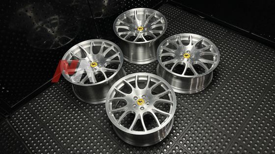 Ferrari F430 Gesmede Velgen Geborstelde Transparante Afwerking Maining Gesmeed RE-01