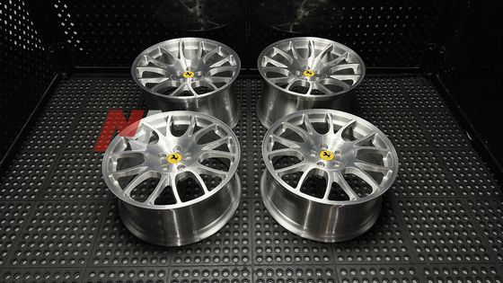 Ferrari F430 Gesmede Velgen Geborstelde Transparante Afwerking Maining Gesmeed RE-01