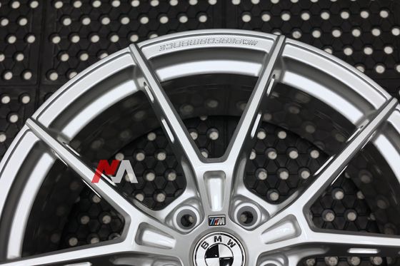 BMW 863M gesmeed wiel Diamant zilver