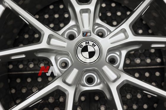 BMW 863M gesmeed wiel Diamant zilver