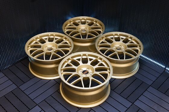 Subaru Impreza 22B Rare BBS RG334 5X100 gesmeed velgen WRX STI GC8