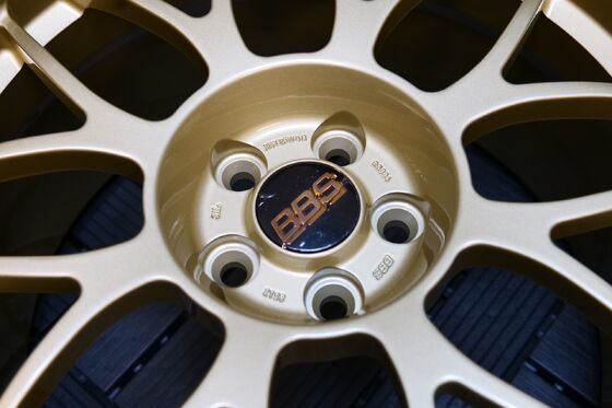Subaru Impreza 22B Rare BBS RG334 5X100 gesmeed velgen WRX STI GC8